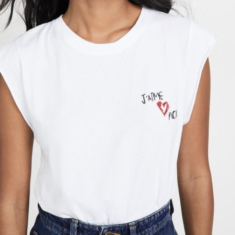 Current/Elliott Jack Rose Tee Sugar Ground I Love